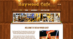 Desktop Screenshot of haywoodcafe.com